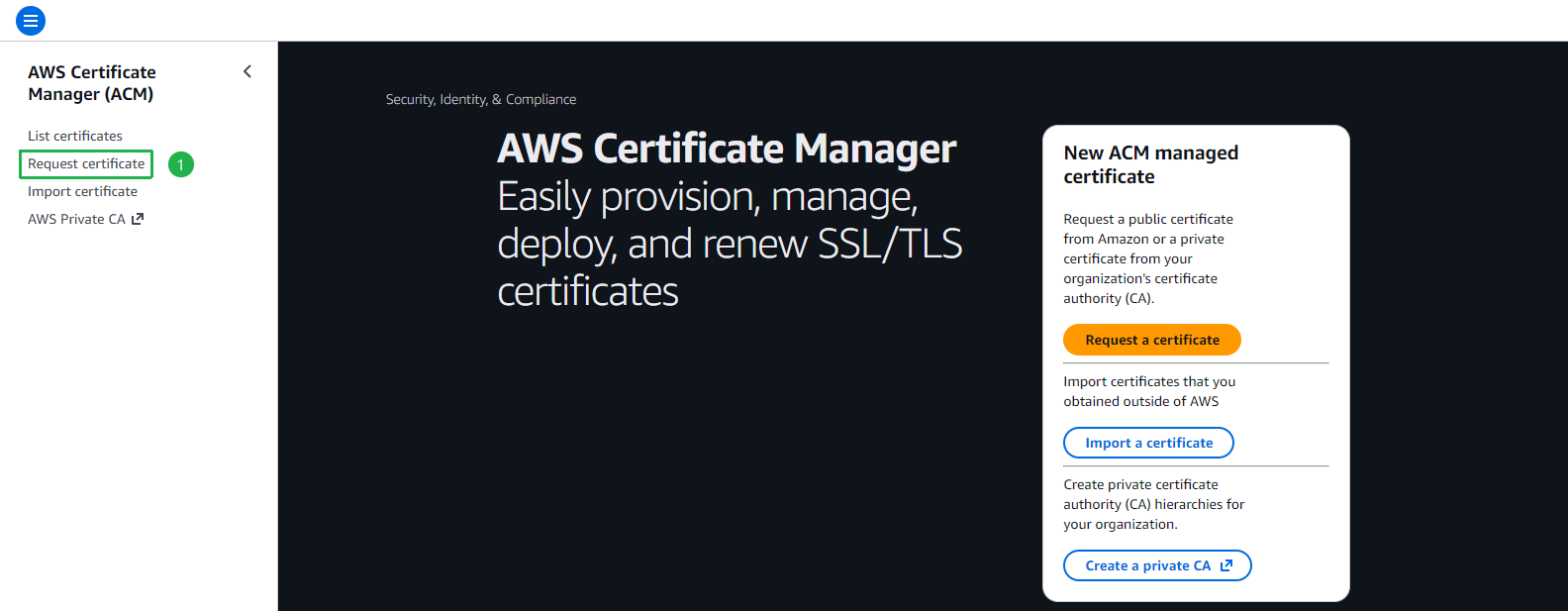 RequestCertificate